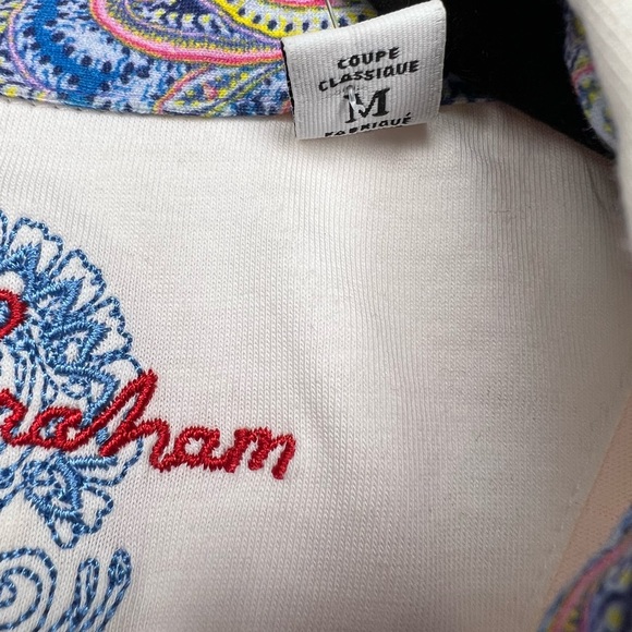 Robert Graham White polo shirt classic fit - Picture 12 of 12